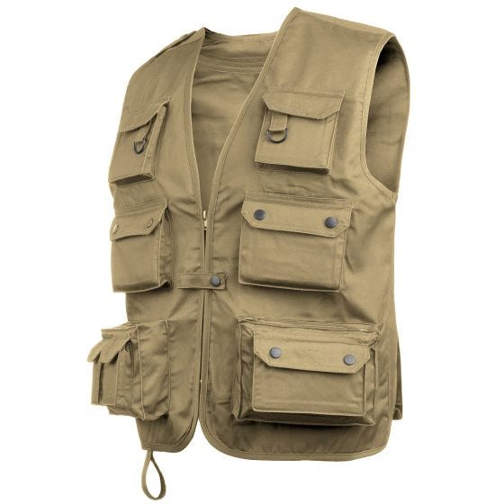 Mil-Tec Kalastusliivi - Khaki
