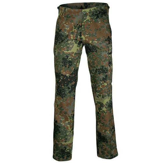 Mil-Tec US BDU Ranger Housut Straight Cut - Flecktarn