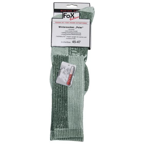 Fox Outdoor Polar Winter Sukat - Oliivi/Valkoinen
