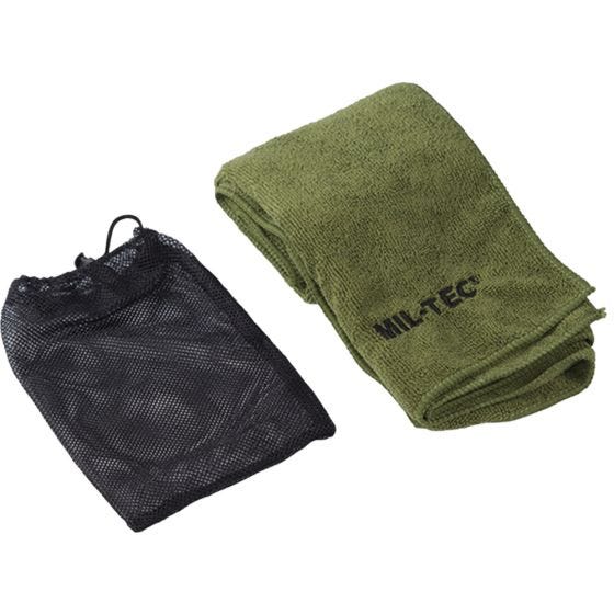 Mil-Tec Mikrokuitupyyhe 120 cm x 60 cm Oliivi