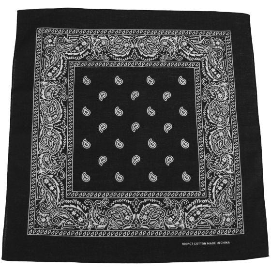 MFH Bandana-huivi Puuvilla Musta