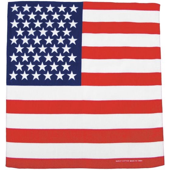 MFH Bandana-huivi Puuvilla Usa:N Lippu