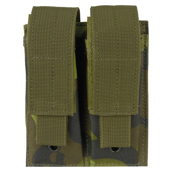 MFH MOLLE Pieni Kaksoispatruunatasku 9 mm - Czech Woodland