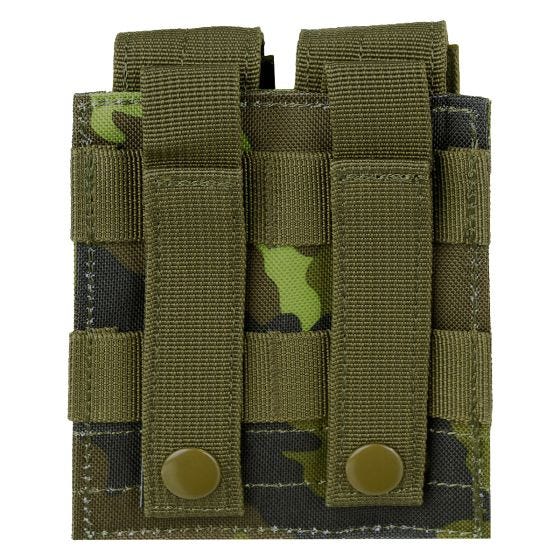 MFH MOLLE Pieni Kaksoispatruunatasku 9 mm - Czech Woodland