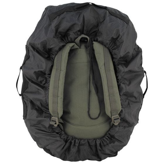 Fox Outdoor Transit I Repunsuojus 50 - 70 L Musta