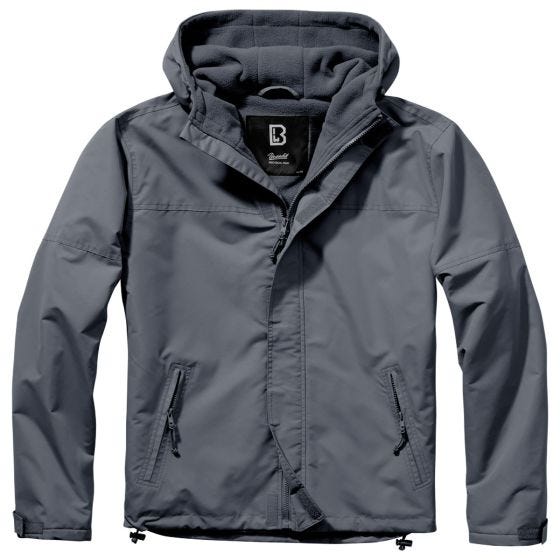 Brandit Etuvetoketjullinen Tuulitakki - Anthracite