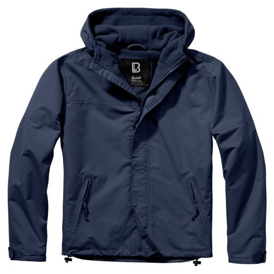 Brandit Etuvetoketjullinen Tuulitakki - Navy