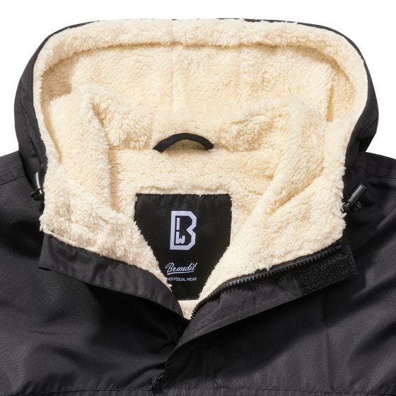 Brandit Sherpa Tuulitakki - Musta