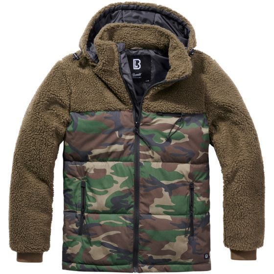 Brandit Jackson Teddyfleece Takki - Oliivi/Woodland