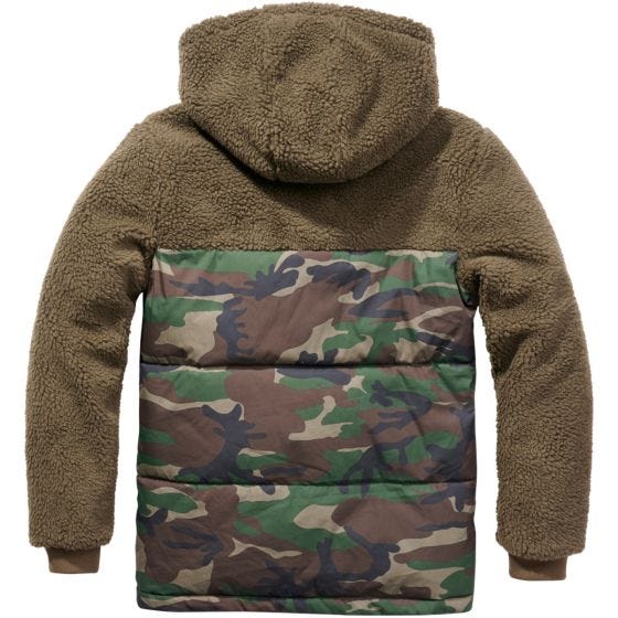 Brandit Jackson Teddyfleece Takki - Oliivi/Woodland