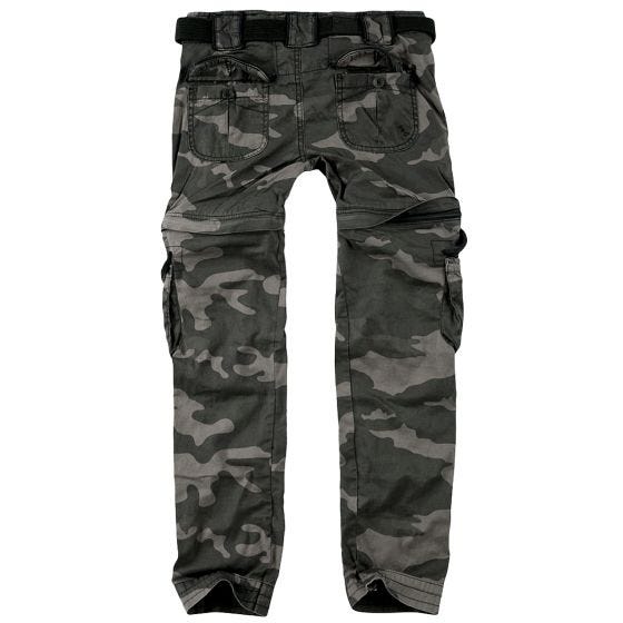 Surplus Premium Housut Naisten - Black Camo