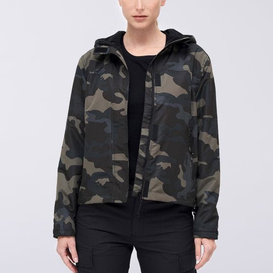 Brandit Hyvät naiset Tuulitakki - Dark Camo