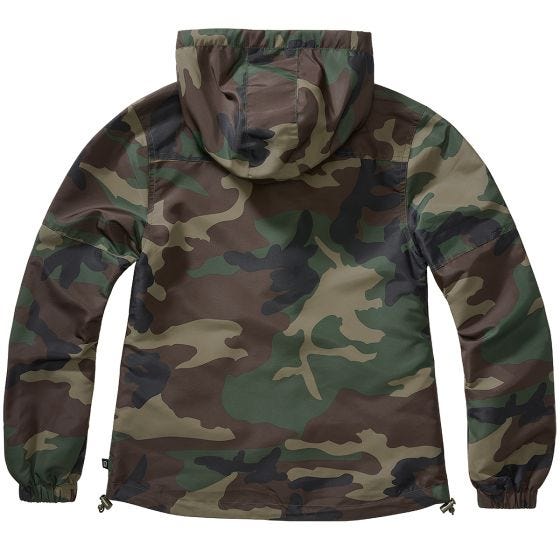 Brandit Naisten Kesätuulitakki - Woodland Camo