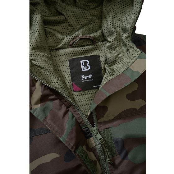 Brandit Naisten Kesätuulitakki - Woodland Camo