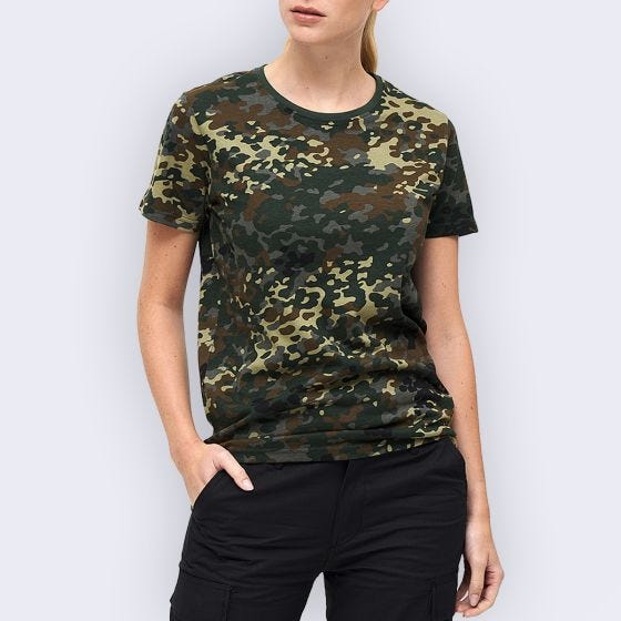 Brandit Naisten T-paita - Flecktarn