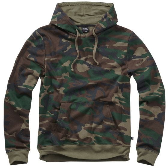Brandit Sweathoody Huppari - Woodland