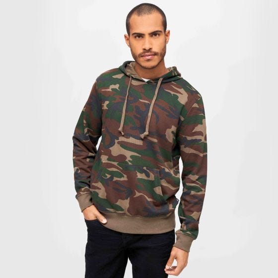 Brandit Sweathoody Huppari - Woodland