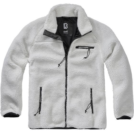 Brandit Teddyfleece Takki - Valkoinen