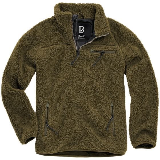 Brandit Teddyfleece Troyer Takki - Oliivi