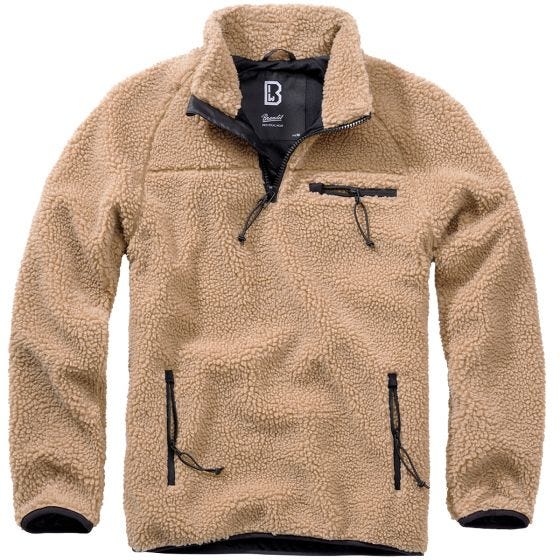 Brandit Teddyfleece Troyer Takki - Camel