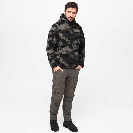 Brandit Teddyfleece Worker Pusero - Dark Camo