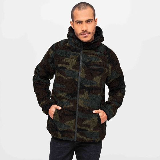 Brandit Teddyfleece Worker Takki - Woodland