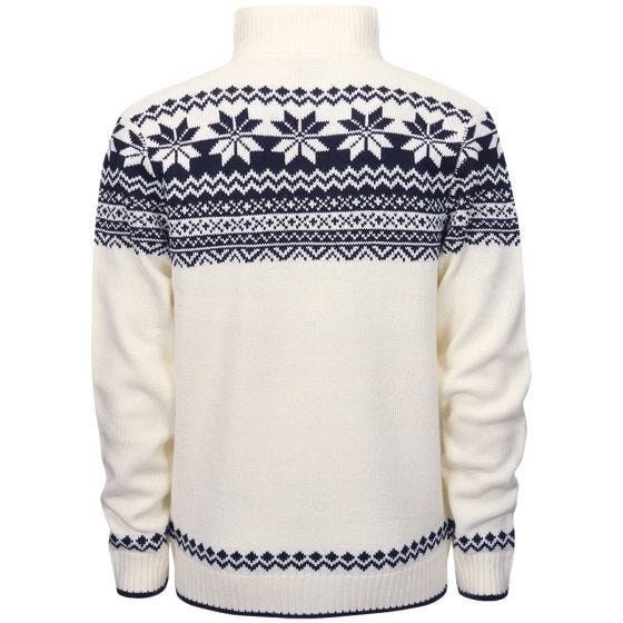 Brandit Cardigan Norweger Jumpperi - Valkoinen