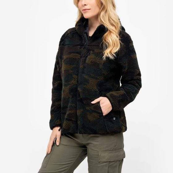 Brandit Teddyfleece Hyvät naiset Takki - Woodland