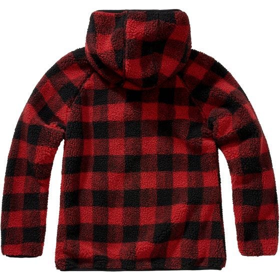 Brandit Teddyfleece Hyvät naiset Takki - Musta Punainen
