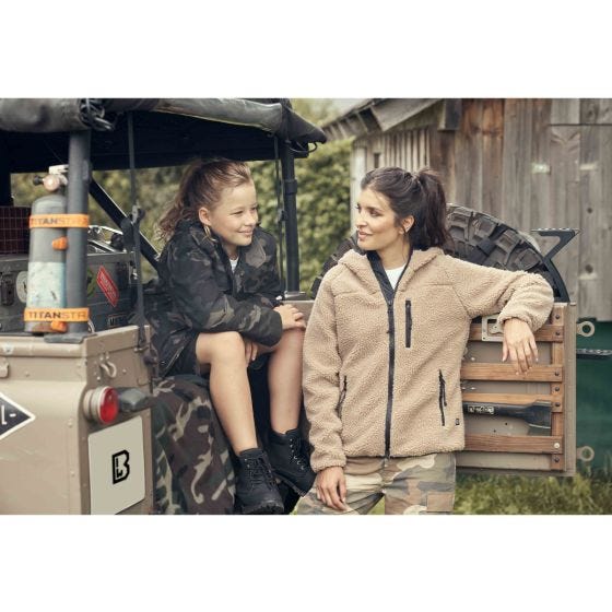Brandit Teddyfleece Hyvät naiset Takki - Camel