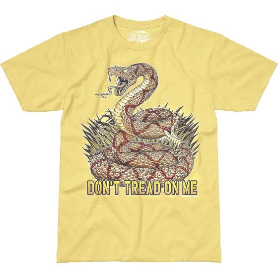 7.62 Design Don't Tread On Me T-paita Keltainen