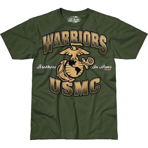 7.62 Design USMC Warriors T-paita Military Green