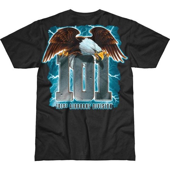 7.62 Design Army 101st Airborne Screaming Eagle Battlespace T-paita Musta