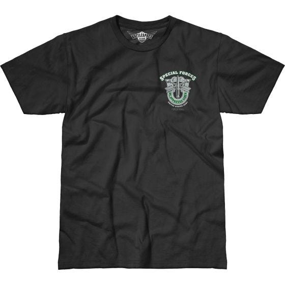 7.62 Design Army Special Forces Green Beret Battlespace T-paita Musta