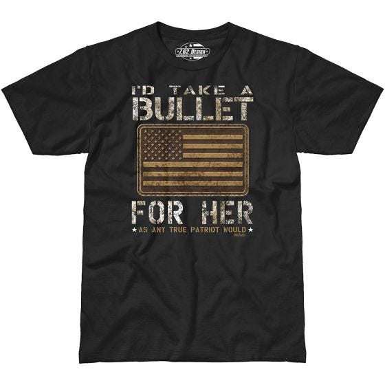 7.62 Design Bullet For Her T-paita Musta