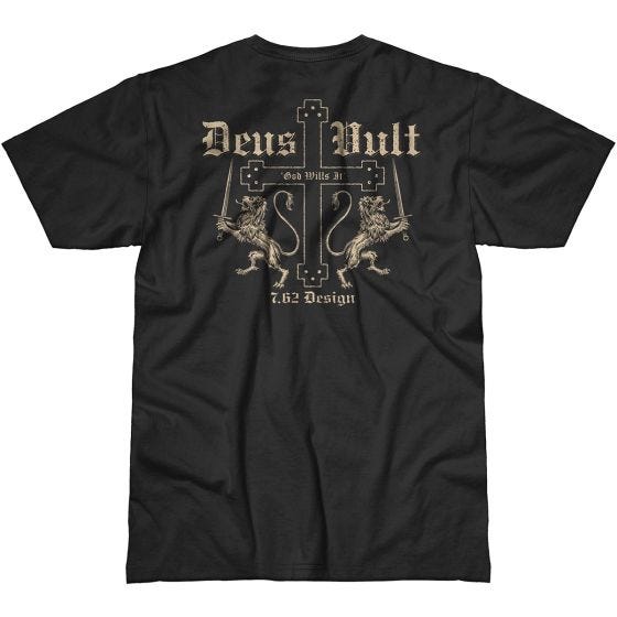 7.62 Design Deus Vult T-paita Musta