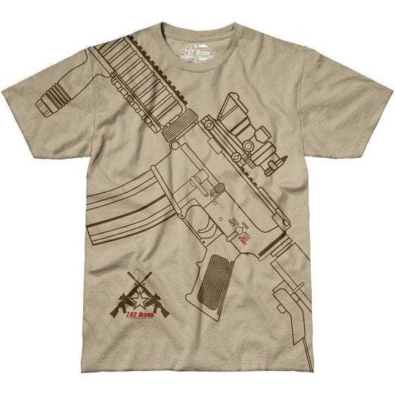 7.62 Design Get Some T-paita Sand