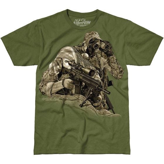 7.62 Design Lightning's Hand T-paita Military Green