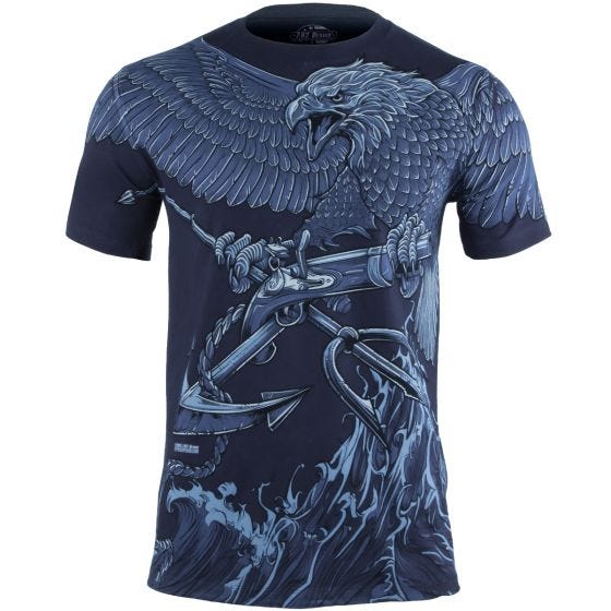 7.62 Design USN Seals Naval Special Warfare T-paita Navy Blue