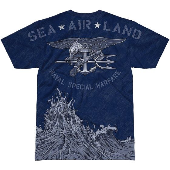 7.62 Design USN Seals Naval Special Warfare T-paita Navy Blue