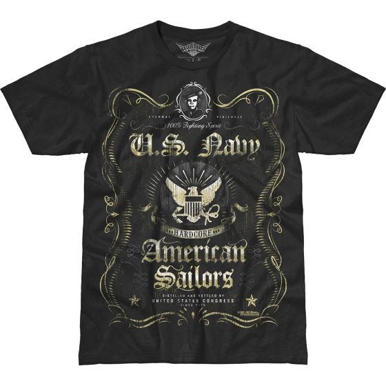 7.62 Design USN Fighting Spirit Battlespace T-paita Musta