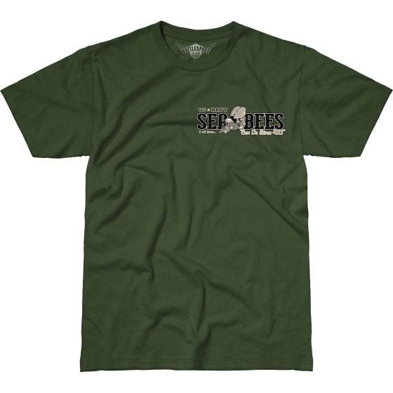 7.62 Design USN Seabees Vintage Battlespace T-paita Military Green