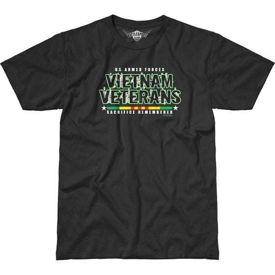 7.62 Design Vietnam Veterans Remembered Battlespace T-paita Musta