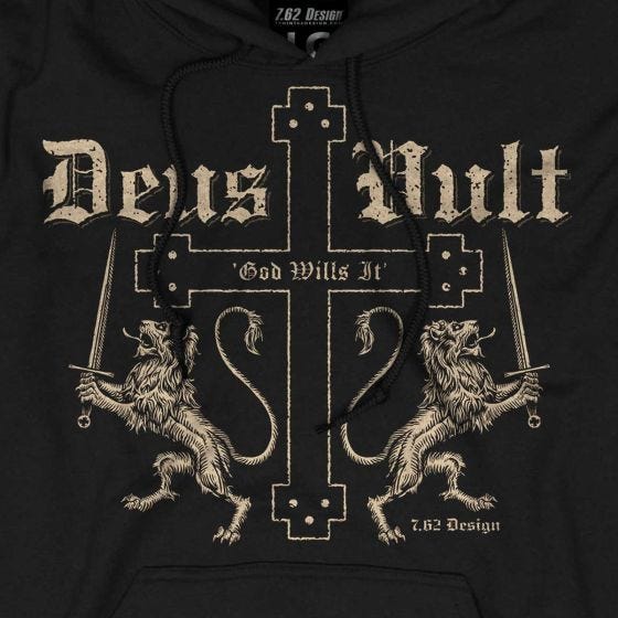 7.62 Design Deus Vult Huppari Musta
