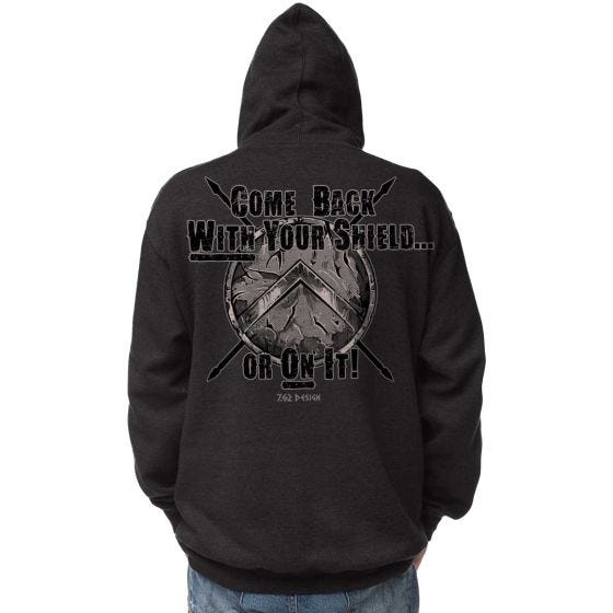7.62 Design With Your Shield Huppari Charcoal Heather