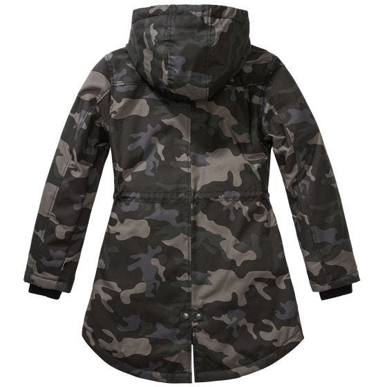 Brandit Naisten Marsh Lake Parka - Dark Camo