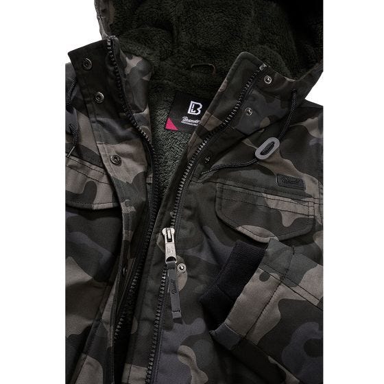 Brandit Naisten Marsh Lake Parka - Dark Camo