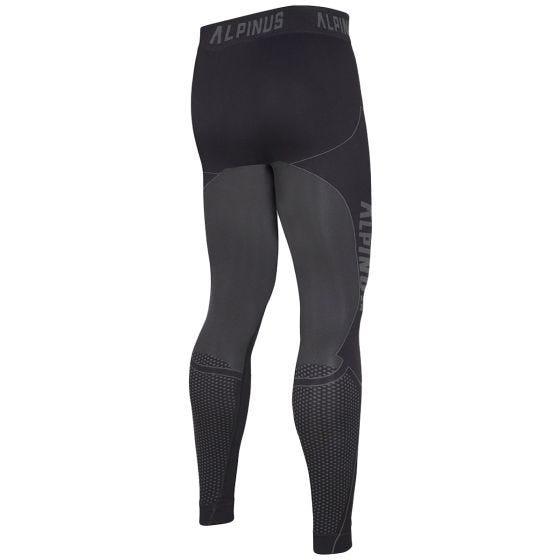 Alpinus Active Base Layer Set - Musta/Harmaa