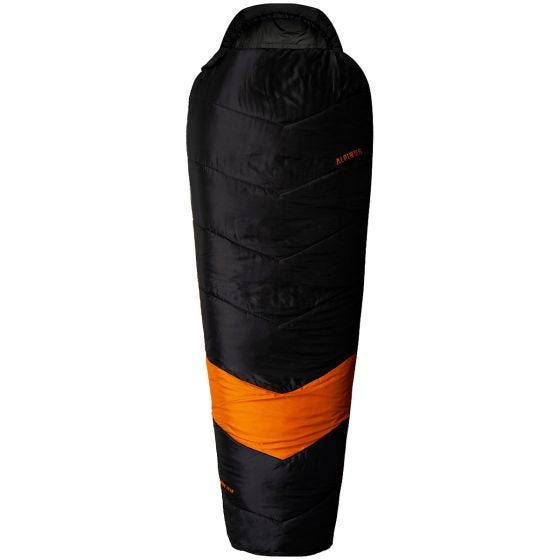 Alpinus Classic 1050 (Left) Makuupussi - Musta/Oranssi