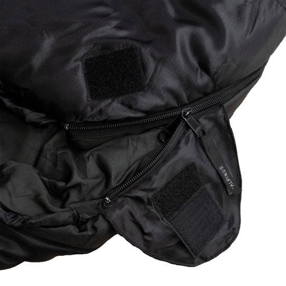 Alpinus Classic 1050 (Left) Makuupussi - Musta/Oranssi